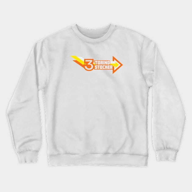 1977 - Torino Stocker Wide (White) Crewneck Sweatshirt by jepegdesign